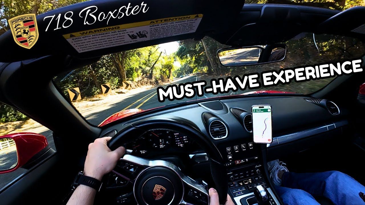 Watch: 2018 Porsche 718 Boxster | Driving Enthusiast's Paradise (POV)